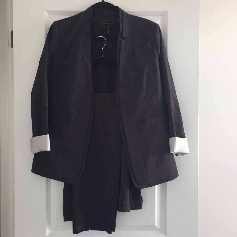 BCBG Pinstripe Suite